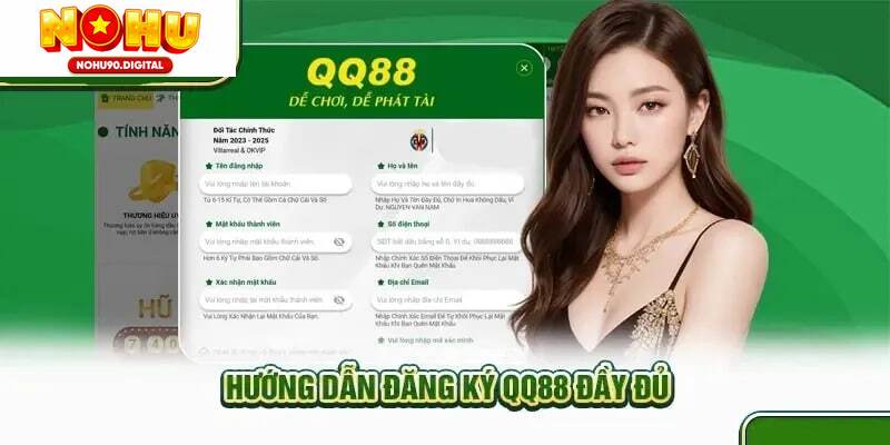 Đăng ký qq88 để tham gia chơi nổ hũ ngay hôm nay