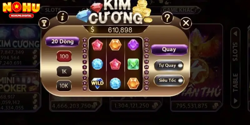Đôi nét về trò chơi nổ hũ kim cương