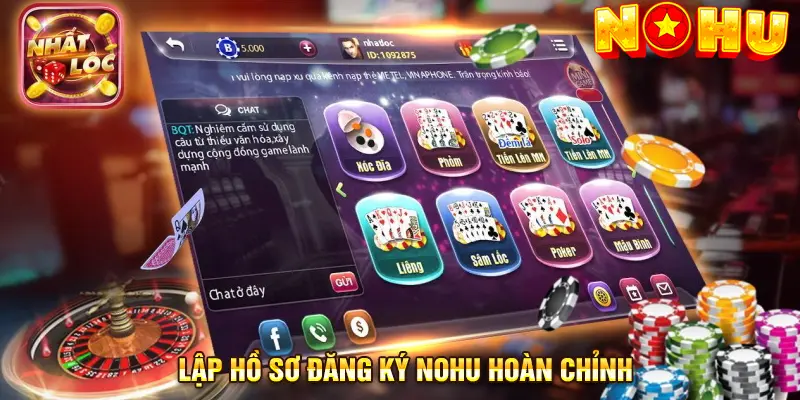 Điền chính xác biểu mẫu đăng ký NOHU 