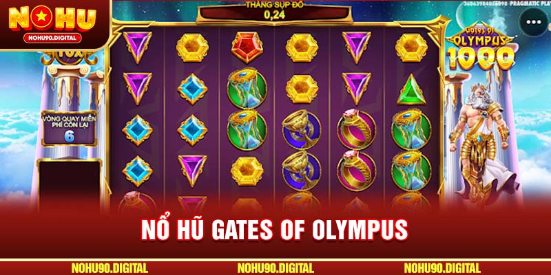 Nổ Hũ Gates of Olympus – Chinh Phục Kho Báu Của Thần Zeus ⚡