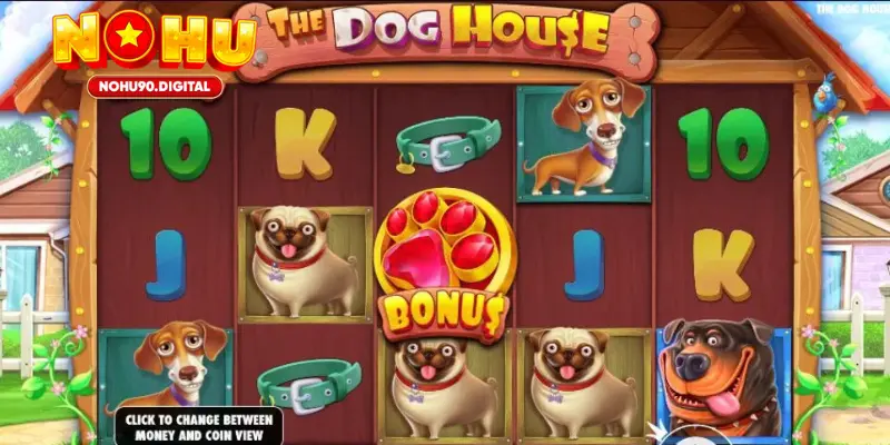 Nổ hũ The Dog House – Slot game thú vị dành cho fan yêu động vật