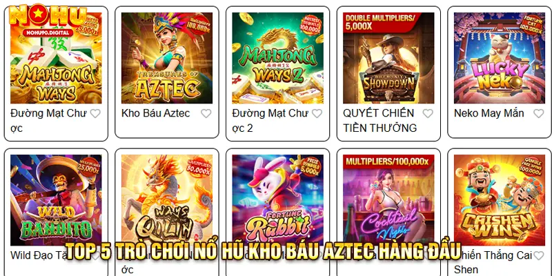 Top 5 game hot nhất