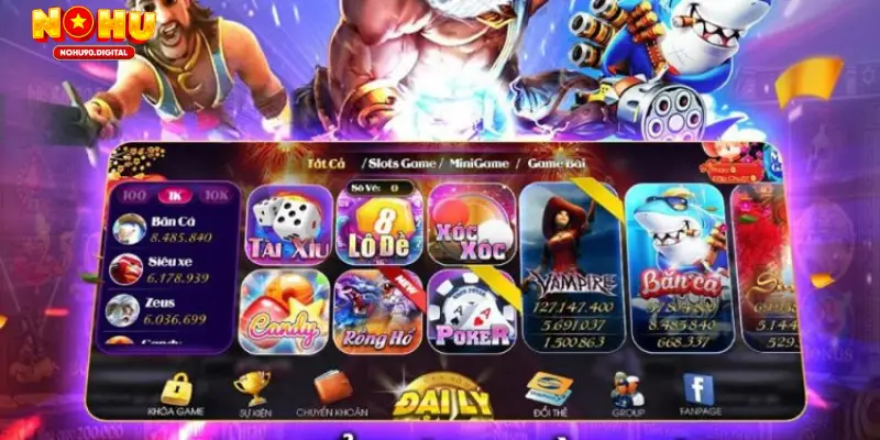 Ưu điểm nổi bật của game nổ hũ Club